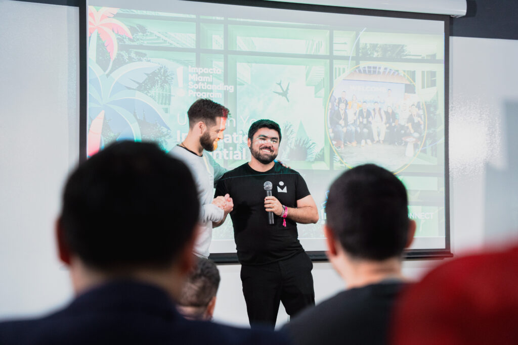 MapVX CEO Rene Espinoza at a technology conference