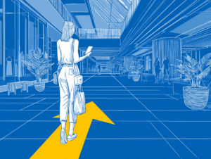 AR Navigation Vector Graphic